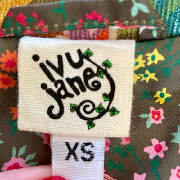 Ivy Jane Colorful Floral Corduroy Blazer Jacket Women’s XS NWOT - Picture 3 of 7